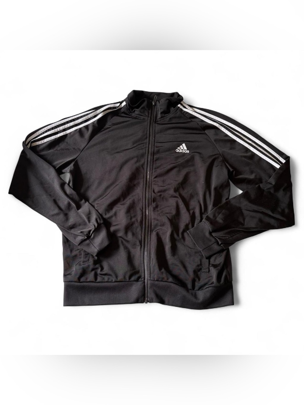 Black Adidas track jacket